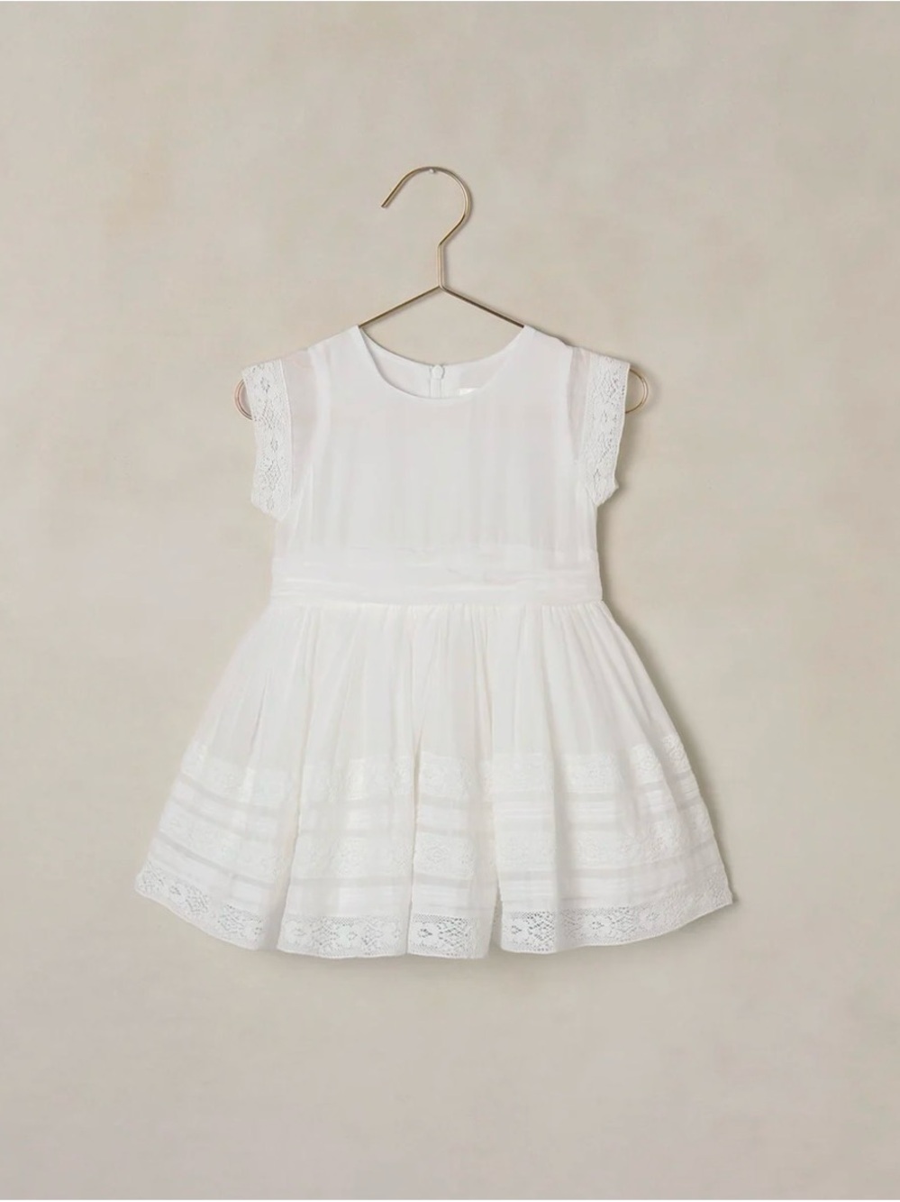 Rylee + Crew / Noralee Dahlia Flower Girl Dress in White